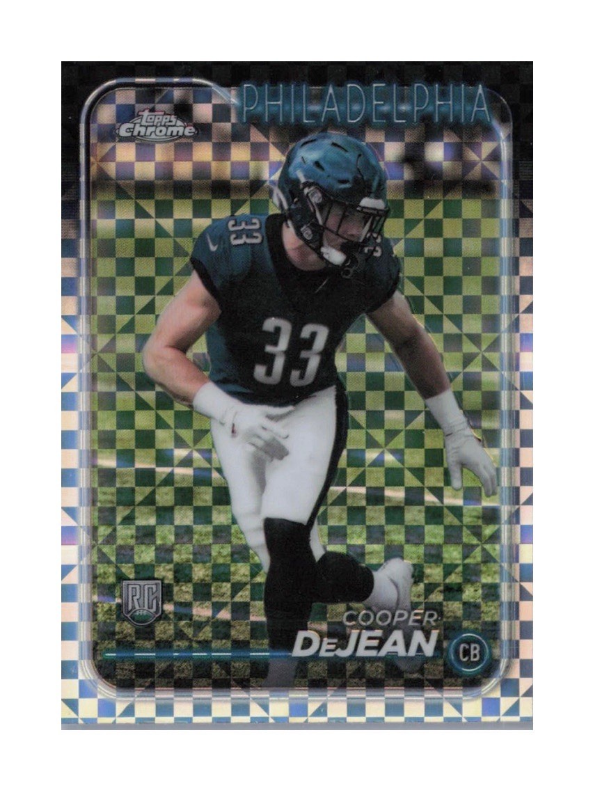 2024 Topps Chrome - Rookies Cooper DeJean #232 X-Fractor (RC)