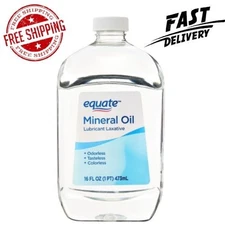 Equate Mineral Oil Lubricant Laxative Liquid for Constipation, 16 fl oz (474mL)