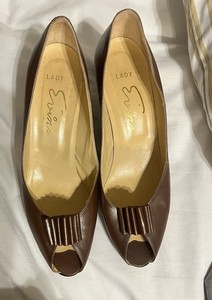 Vintage Lady Evins Peep Toe Heels