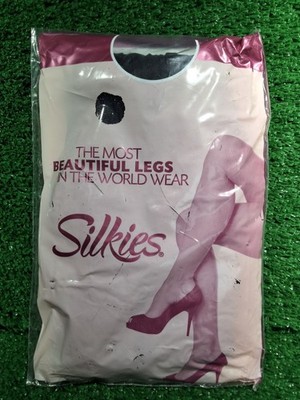 Silkies 700527 Microfiber Tights Queen Size (XL) Dark Navy Made in USA