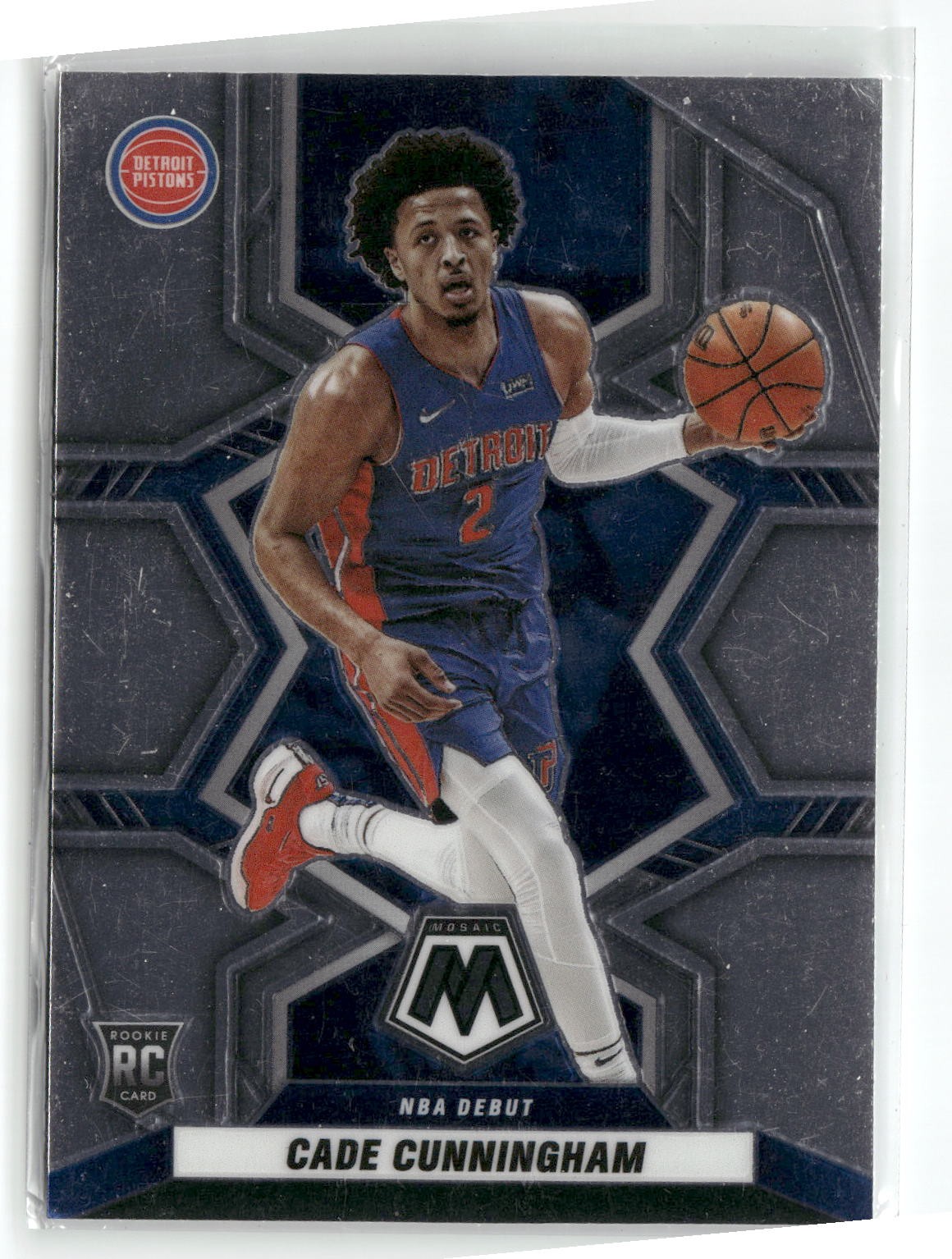 2021-22 Panini Mosaic #261 Cade Cunningham Detroit Pistons