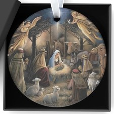 Christmas Ornaments Nativity Scene Nativity Ornaments for Christmas Tree Religio
