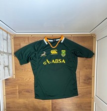 SOUTH AFRICA UNION RUGBY 2012 HOME CANTERBURY JERSEY Size L