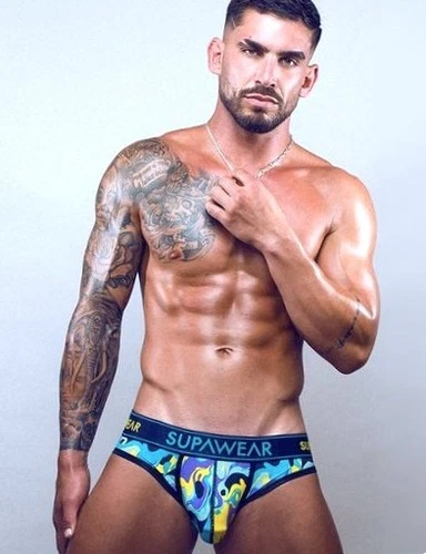 Supawear Gooey Sprint Brief Blue: U22SPGB - Size: Med, Large & X-Large - Picture 24 of 24