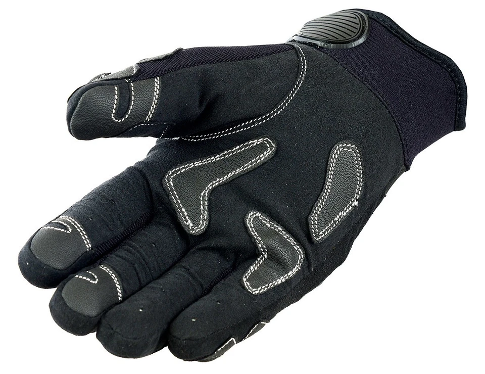 Guanti estivi moto Shield Protezioni in Carbonio Guanti da moto Cross enduro - Immagine 3 di 4