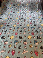 Sanrio Hello Kitty And Friends Reversible Quilted Throw Blanket 60  X 90  
