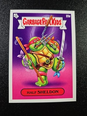 TMNT Teenage Mutant Ninja Turtles Spoof 2 Card Set Garbage Pail