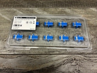 FS 76112 SC/UPC to SC/UPC Simplex Single Mode Adapter with Flange (10pcs/Pack)
