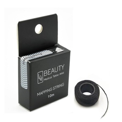 Brow Mapping String Thread Black Ink for Microblading and Waxing 