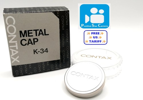 🎦👀✨Unused✨ Contax Metal Hood & Cap K-34 From JAPAN