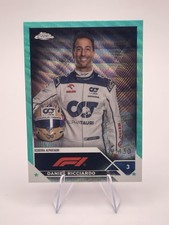 2023 Topps Chrome Formula 1 Daniel Ricciardo Aqua Wave Refractor /99 #69