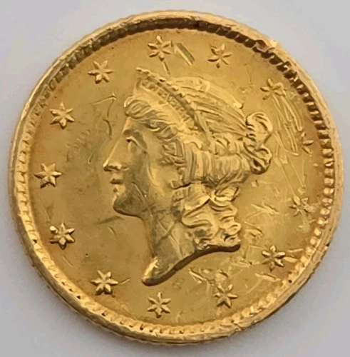 1851 Gold Dollar — photo from the most recent tracked eBay sale