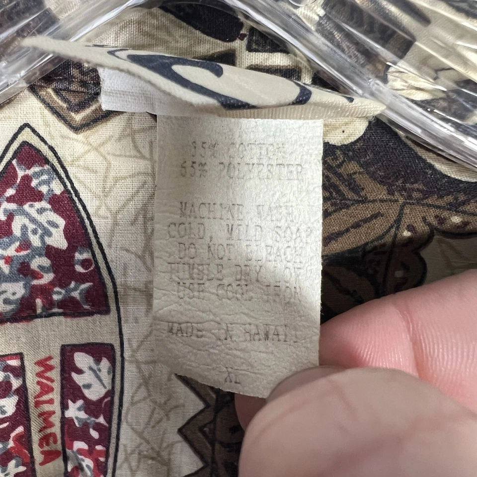 Camisa azul líquido vintage para hombre extra grande multicolor coches de surf hawaianos Foto 3 de 4