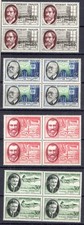 FRANCE ! BLOCS de Timbres  NEUFS de la SERIE de 1957 n°1095 à 1098 SAVANTS