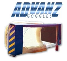 24 PACK ADVANZ GOGGLES WITH HEADSTRAP FOR PAINT AND SPRAY FOAM MASK OVERSPRAY