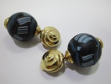 Pierre Lang - Goldfb. Ohrclipsen mit schöner Kugel in OVP     VG6390