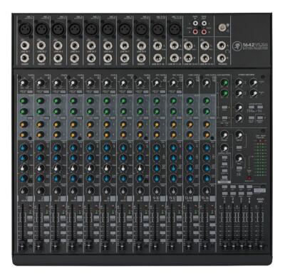 Mackie 1642VLZ4 Kompakt Mixer Mischpult Live Studio Onyx Low Cut Filter Aux