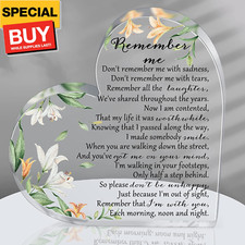 Sympathy Gifts Heart Shape Memorial Bereavement Gifts Crystal Delicate Style