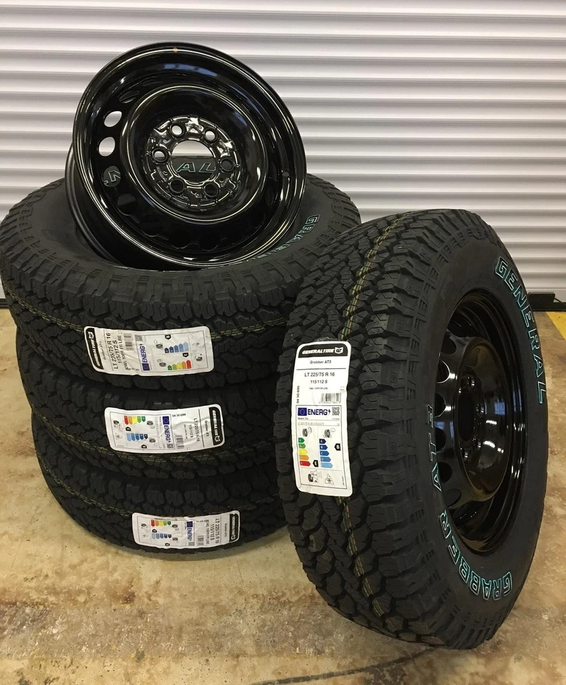 Mercedes Sprinter III W907 Räder 16" Offroad General Grabber AT-3 225/75R16 OWL - Bild 2 von 4