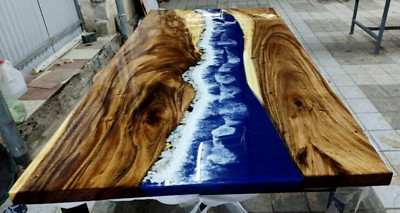 60'' x 36'' Epoxy Resin Table Top / Epoxy Dining Table Unique Resin Art Piece
