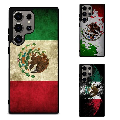 For Samsung S21 S22 S23 S24 FE Ultra Anti scratch Cover national flag of Mexico