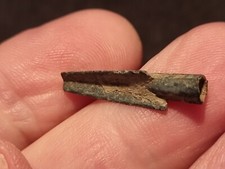 Greek bronze arrowhead circa 6th century AD. as found uncleaned condition LA103n