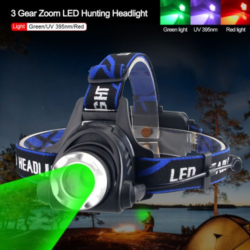 12000 Lumens Rechargeable Red Head Torch Headlamp Light Lamp LED Zoom UK - Picture 19 of 20