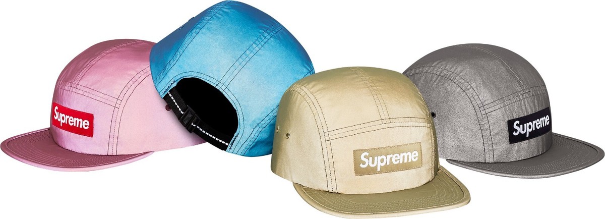 Supreme Reflective Camp Hat Blue SS17 (SS17H18) One Size | eBay