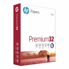 HP Papers Premium32 8.5x11 Laser Copy & Multipurpose Paper, White, 500 / Ream