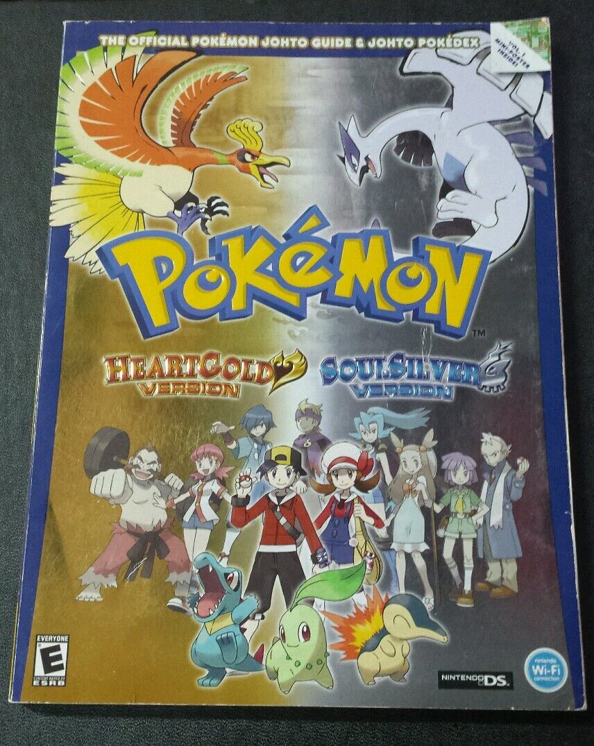 Pokemon HeartGold Version and Pokemon SoulSilver Version Pokemon List Poster