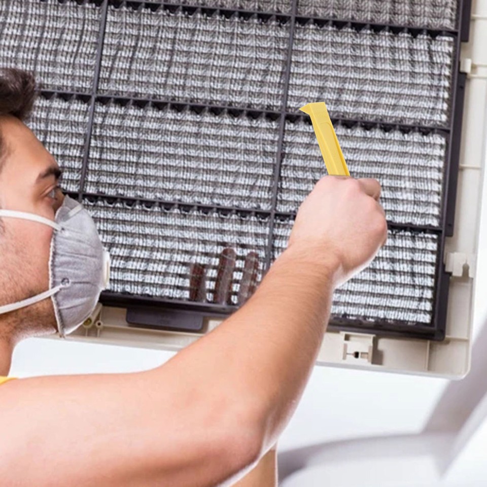 6 Pcs Air Conditioner Comb Brush Fin Cleaner Combing Kit Condenser eBay