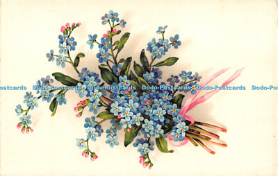R355938 Blue Flowers S S S Postcard