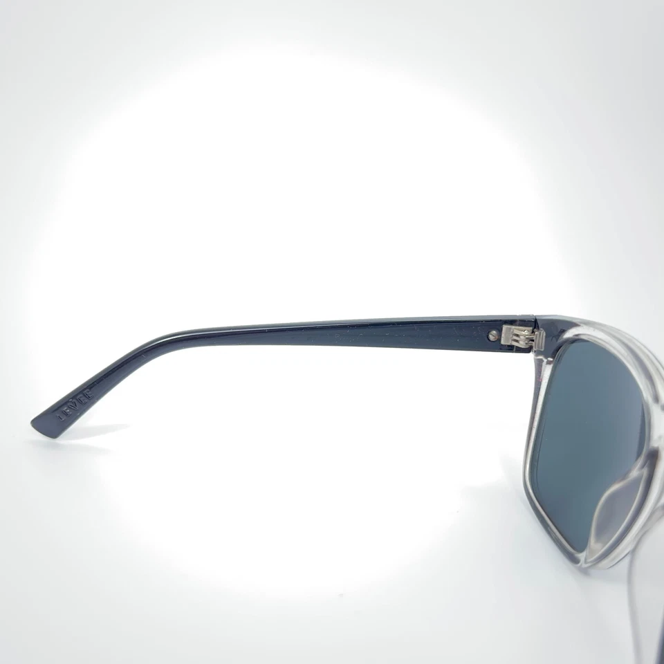 Gafas de sol Von Zipper Levee negras mate transparentes plateadas espejo lentes de repuesto Foto 4 de 4