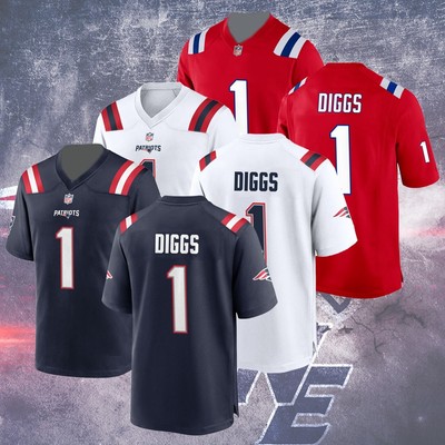 HOT HOT!! Welcome Diiggs Stefon #1 To New England Name & Number Gift AOP Jersey