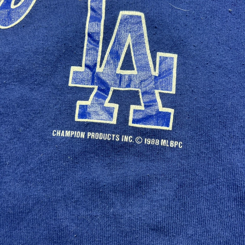 Camisa de béisbol MLB campeona de los 80 de Los Ángeles LA Dodgers talla grande Foto 3 de 4