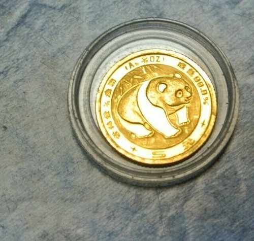 1983 1/20oz Chinese Panda 5 Yuan 99.9% Gold Coin - Picture 2 of 11