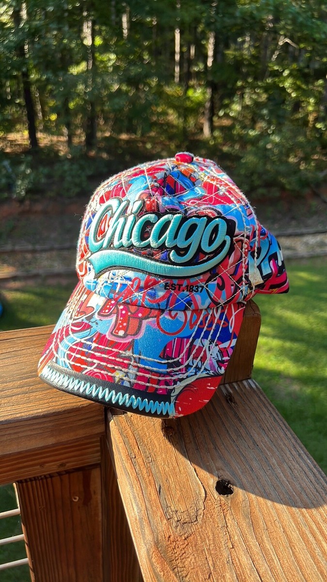 Robin Ruth CHICAGO Graffiti Hip Hop Urban Hat Adjustable  display picture 1