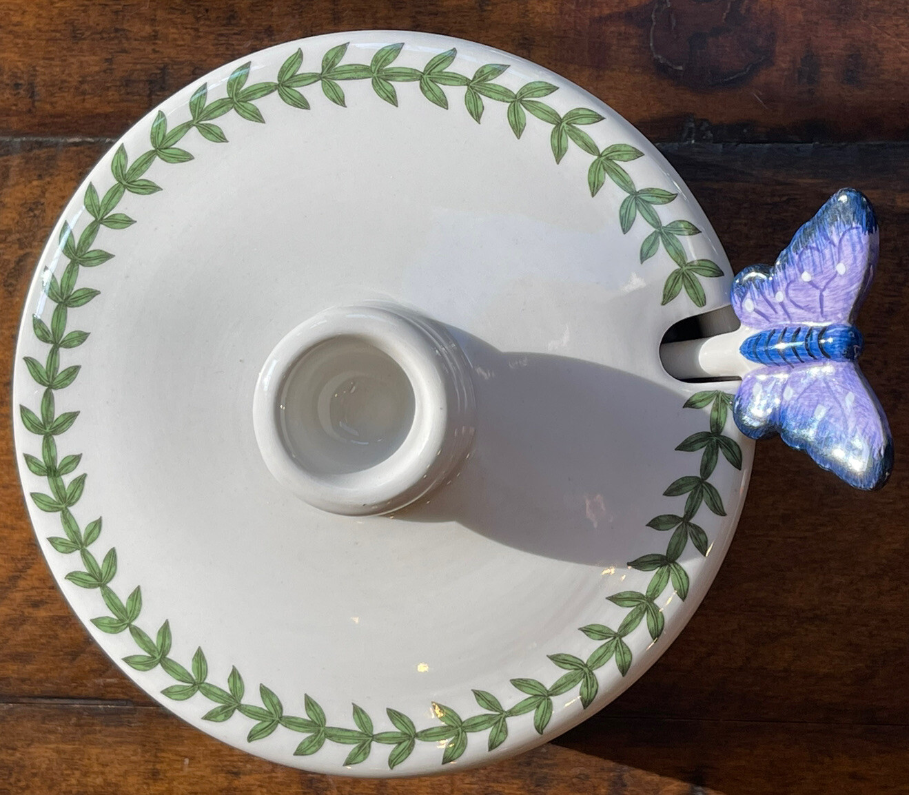 PORTMEIRION BOTANIC GARDEN SPEEDWELL PARMESAN CHEESE POT w/LID 5”W eBay