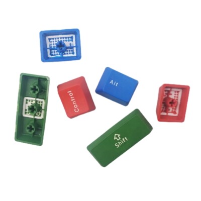 1.25U 10mm OEM Height Keycap Set 6PCS for DIY Gaming Mechanical Keyboard Keycaps