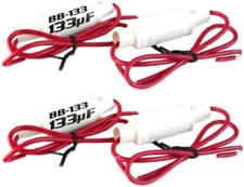 2 Pairs BB133 Audiopipe in Line Noise Filter Speaker Bass Blocker 4 OHM Blocker