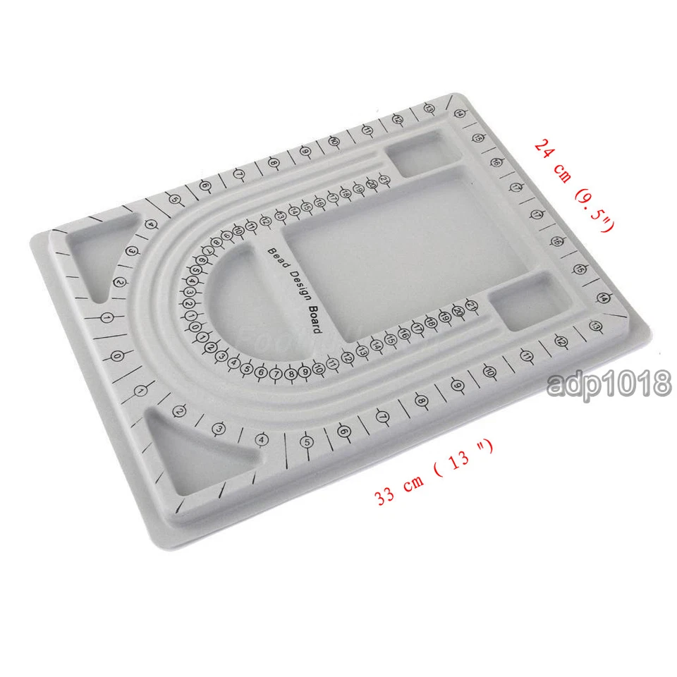 High Quality Plastic Flocked Beading Board Design Tray 9.5 x 13 inches - 2 Pcs - Image 2 of 4