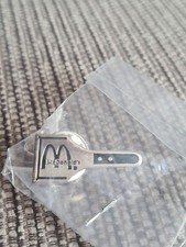 Vintage McDonald’s Gray Spatula Work Crew Pin Rare New