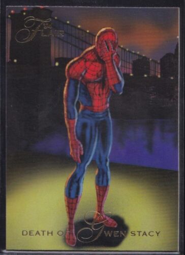 1994 Flair Marvel Annual Trading Card #32 Death of Gwen Stacy - Photo 1/3