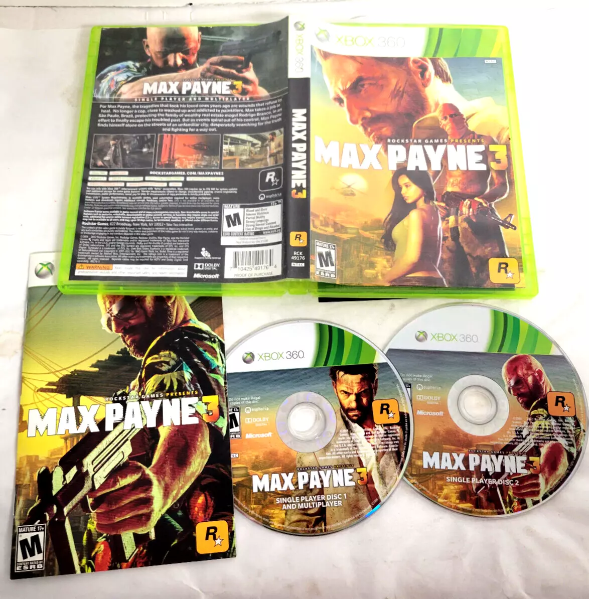 Max Payne 3 Xbox 360