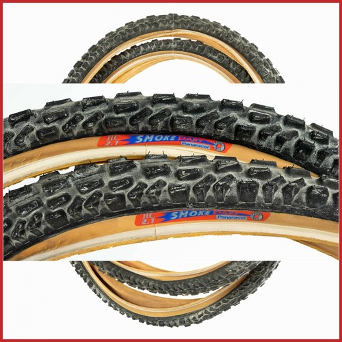 NOS PANARACER SMOKE DART MTB VINTAGE 26 x 2.1 TYRES 90s MTB MOUNTAIN