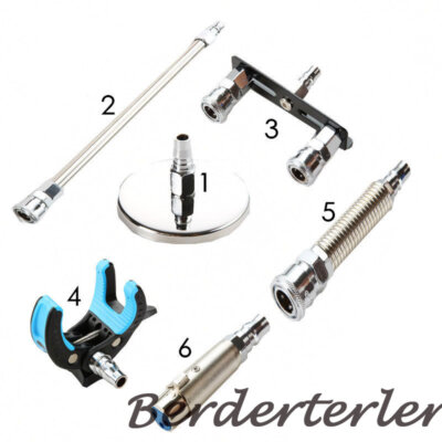 6 Types Sex Machine Quick Connect Vac-u-Lock Attachment Clamp Metal Sex Machine