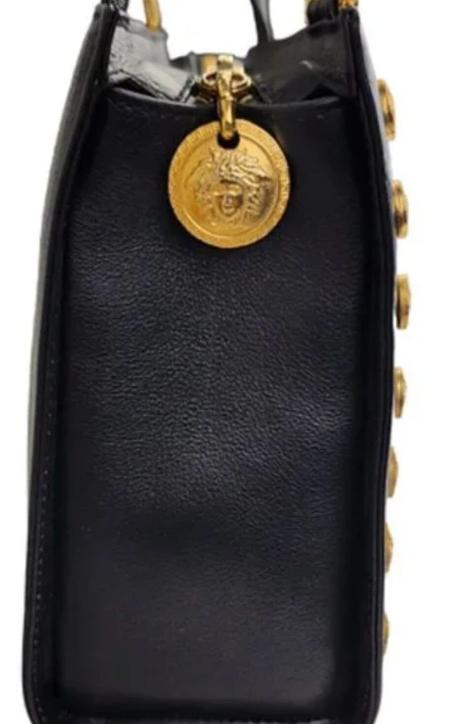 Versace Vintage *Rare* Medusa Leather 80's Shoulder Bag image 6
