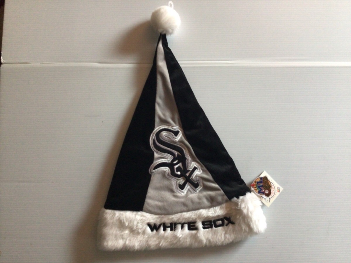 NWT Chicago White Sox Christmas Santa 19’ Hat W Ball By Team Beans Cool