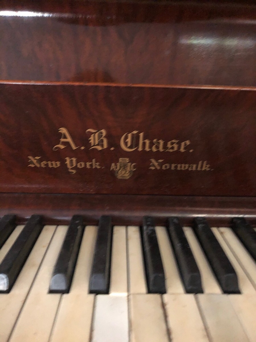 Antique A. B. Chase Upright Piano Plays Concert Grand New York