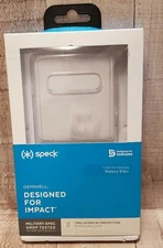 Speck GemShell Samsung Galaxy S10+ Cell Phone Case Clear Military-Spec Drop Test